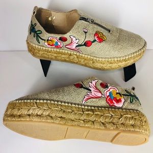 Eric Michael “Serena” espadrilles- brand new!